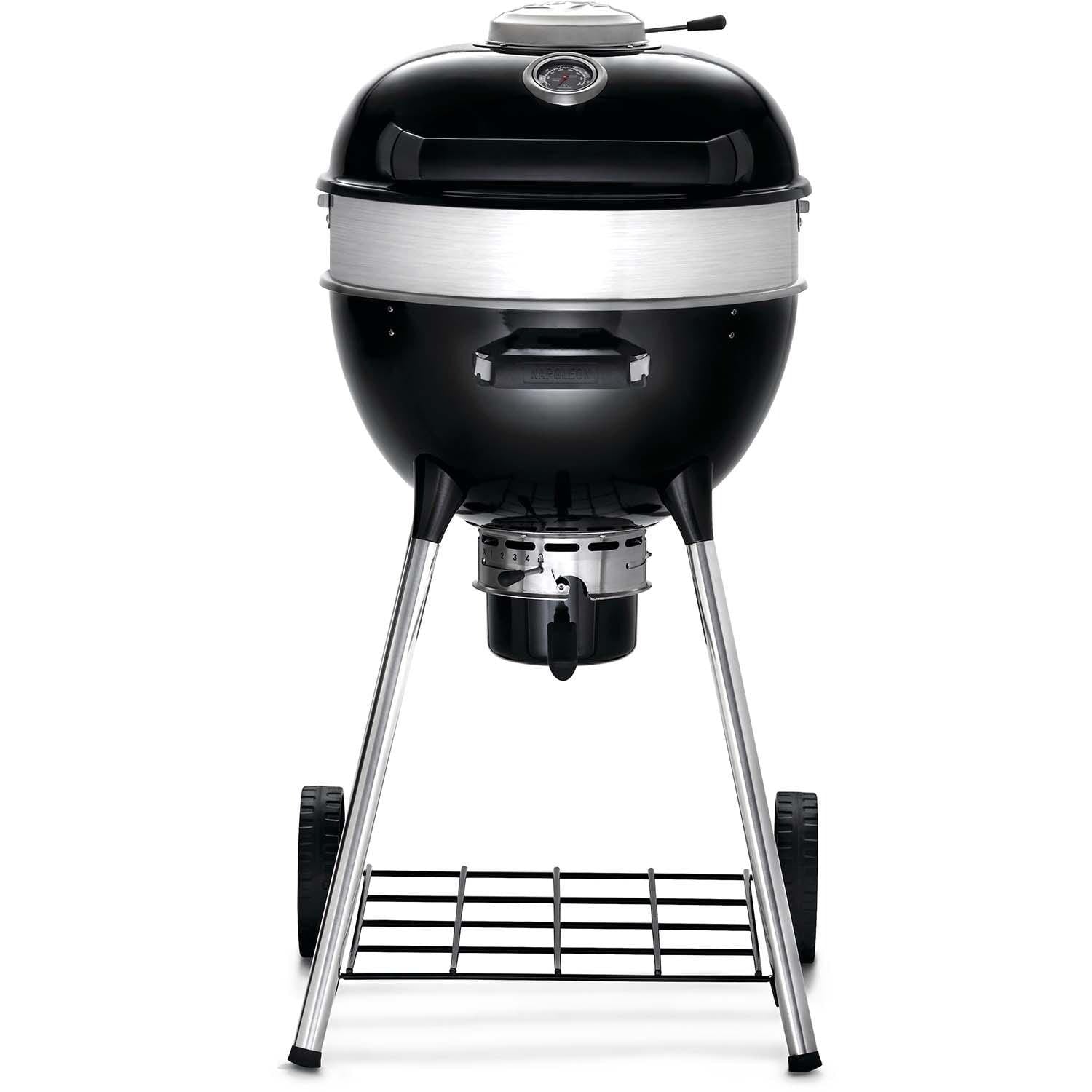 Napoleon PRO18K-LEG-3 PRO 18 Inch Charcoal Kettle Grill - Black - White Background
