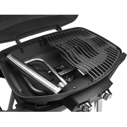 Napoleon TravelQ Pro 285 Portable Freestanding Propane Gas Grill - Lid Open