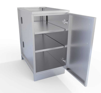 Sunstone 18″ Full Height Right Swing Door Cabinet w/Shelf – SBC18FSDR - Open Door