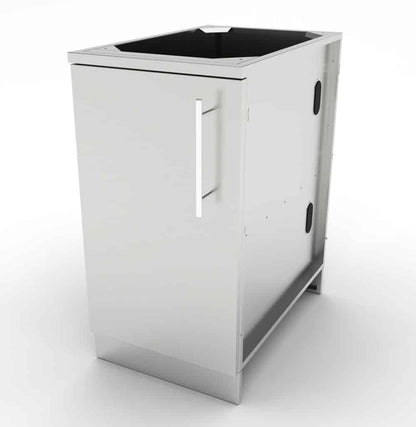 Sunstone 18″ Full Height Left Swing Door Cabinet w/Shelf – SBC18FSDL - Front Angled View