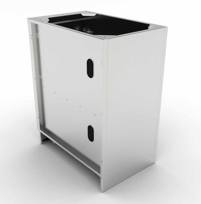Sunstone 18″ Full Height Left Swing Door Cabinet w/Shelf – SBC18FSDL - Back Angled View