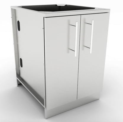 Sunstone 24" Full Double Door Base Cabinet SBC24FDD - Front Angled View
