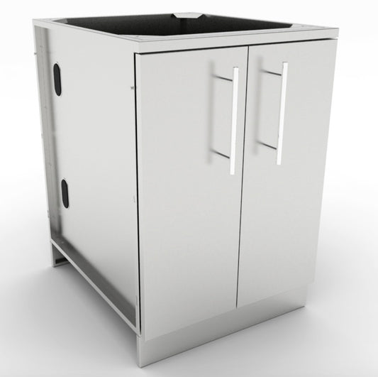 Sunstone 24" Full Double Door Base Cabinet SBC24FDD - Front Angled View