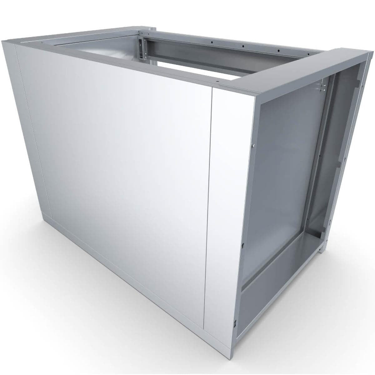 Sunstone 44-Inch Stainless Steel ADA Compliant Sink Cabinet - Rear Left Side View