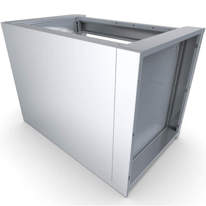 Sunstone 44-Inch Stainless Steel ADA Compliant Sink Cabinet - Rear Left Side View