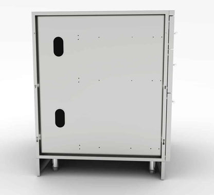 Sunstone 18″ Left Swing Door Cabinet w/Top Drawer & Shelf – SBC18CSDL - Side View