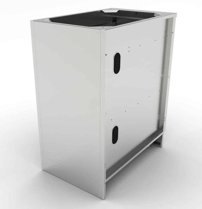 Sunstone 18″ Left Swing Door Cabinet w/Top Drawer & Shelf – SBC18CSDR - Side Angled