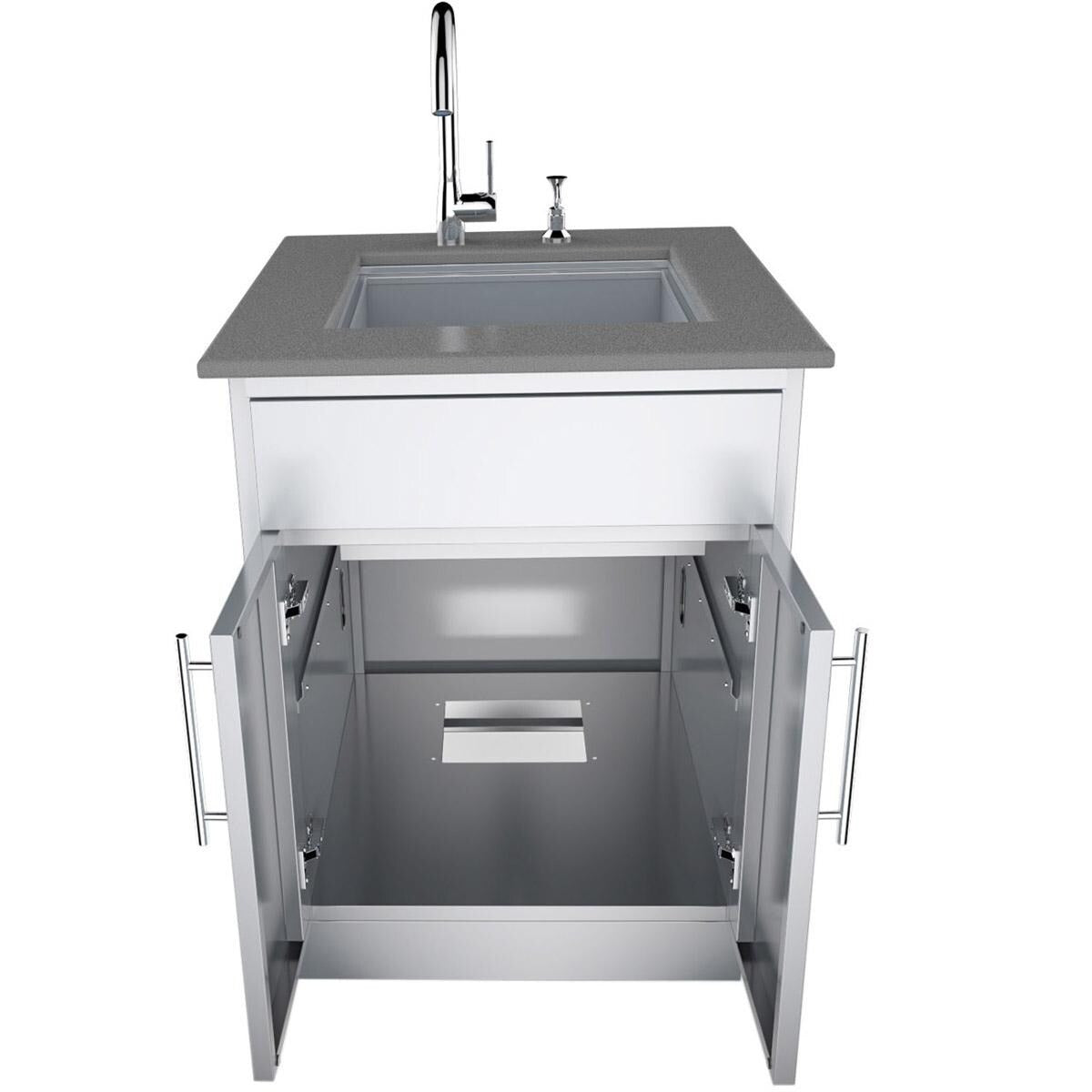 SBC24CDD - Shown Configured As Sink Cabinet (Countertop, End Panels & Sink Not Included)