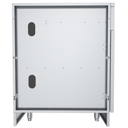 Sunstone Designer 30-in W x 28.25-in D x 34.5-in H Modular Outdoor Kitchen Cabinet - SBC30CDD - Side View