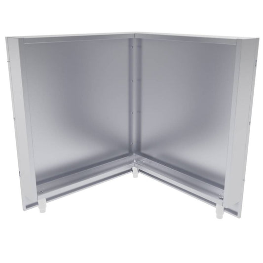Sunstone 90 Degree 31” X 31” Component Cabinet Back Panel Package – SCC31BP90 - Front View