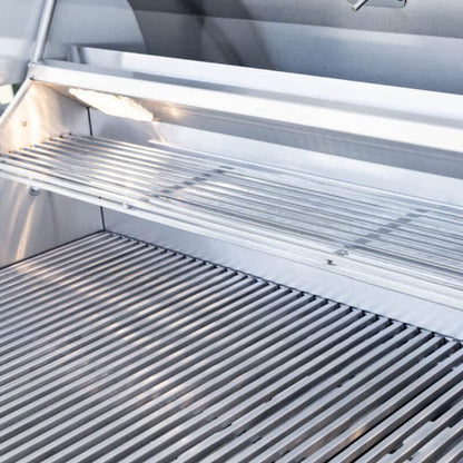 Summerset TRL 40 Inch 4 Burner Built-In Gas Grill With Rotisserie - TRLPRO40 - Grill interior shelf view