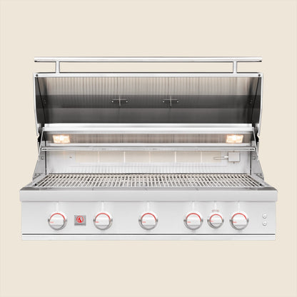 Summerset Sizzler Pro 40" Built-in Grill - SZRPRO40 - Lid Opened