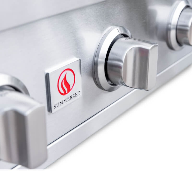Summerset Sizzler 25-Inch 3-Burner Built-In Gas Grill - SZR25 - Gas Knobs