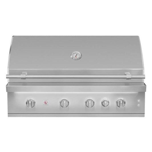 Summerset Quest Series 42-Inch 4 Burner Built-In Gas Grill - QST42 - Front View