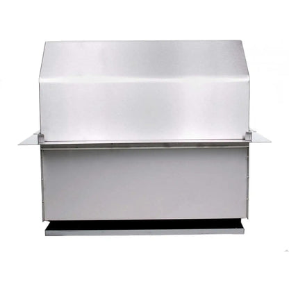 Fire Magic Legacy Charcoal Grill - Rear View