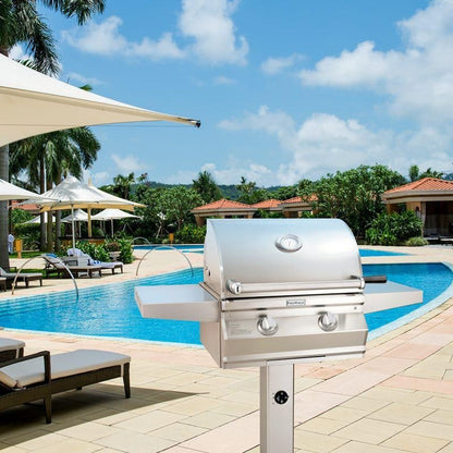 Fire Magic - CMA430S-RT1P-G6 - Choice Multi-User Accessible 24-Inch Propane Gas Grill On In-Ground Post - In Common Pool Area