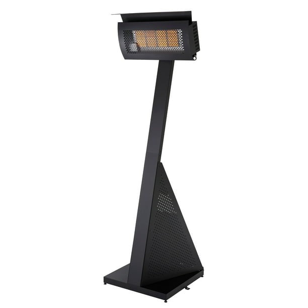 Firegear LPG Radiant Heater - Black - X-DGR32PLP-STAND - Front View