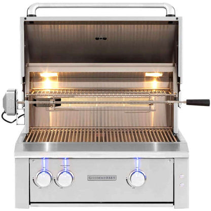 Summerset ALT30T 30-Inch Built-In Grill - Open