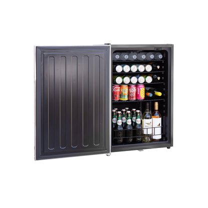 Deluxe 22" Outdoor Approved Compact Refrigerator / Right Handle - RFR-22D-R - Drinks In