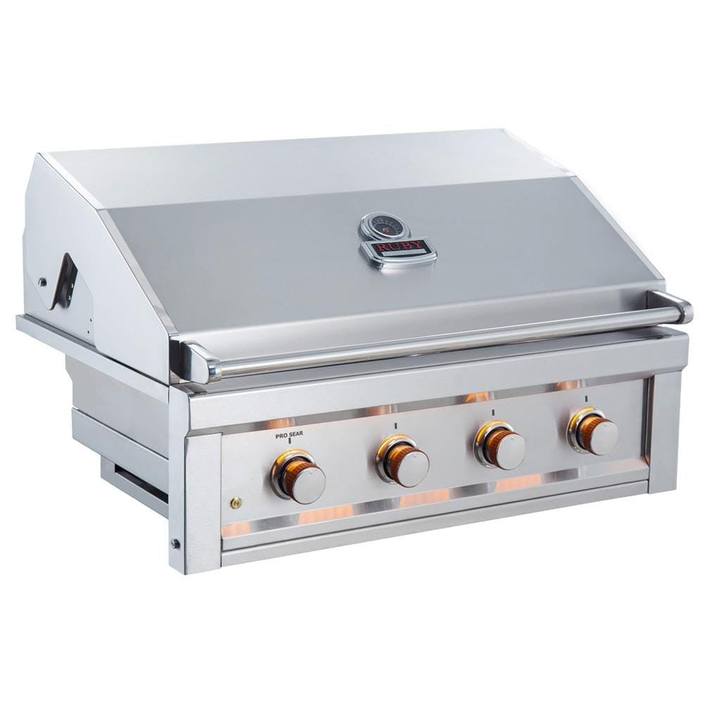 Sunstone Ruby4B Ruby 36-Inch 4-Burner Built-In Grill W/ Pro-Sear - Hero