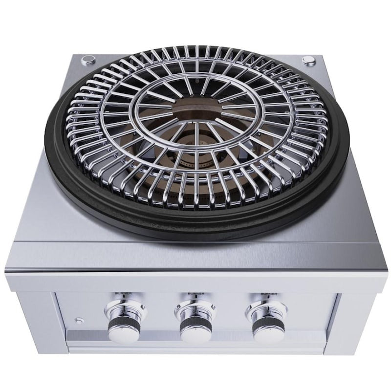 Sunstone SUN24PCB-PB 24 Inch Power Cirque "Flat-Top Griller"