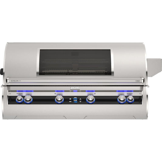 Fire Magic E1060I-9L1N-W 48-Inch Built-In Natural Gas Grill w/ Rotisserie, Magic Window & Digital Thermometer - White Background