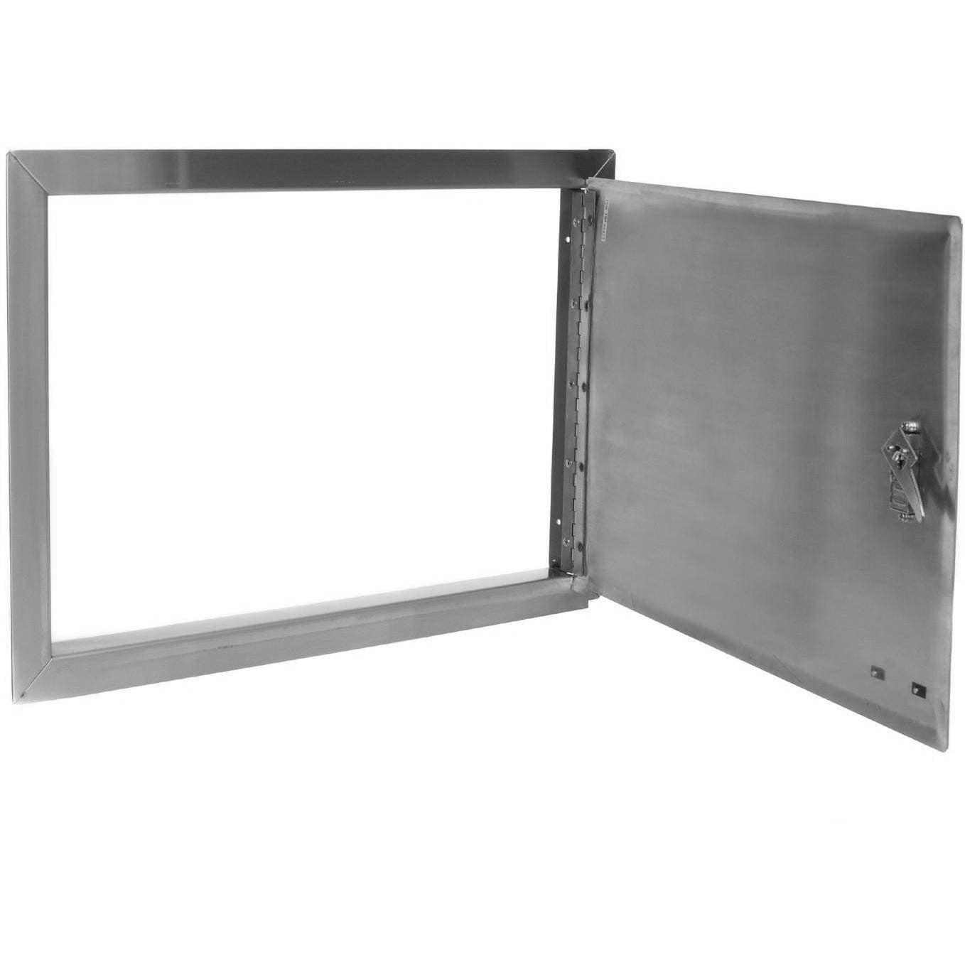 Bull Stainless Steel Single Access Door - Open View