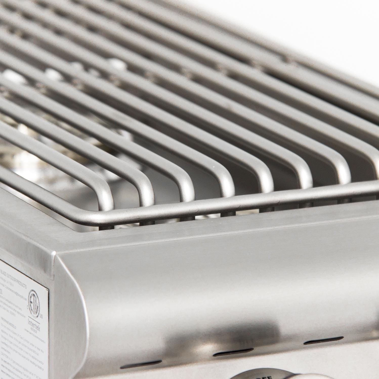 Blaze BLZ-SB2LTE Premium LTE Built-In Stainless Steel Double Side Burner - Cooking Grid Detail