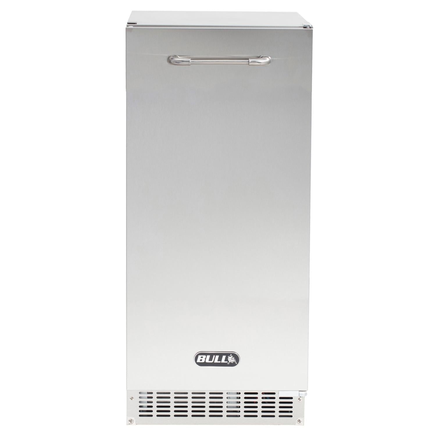 Bull 13200 60 Lb. 15-Inch Outdoor Rated Commercial Ice Maker - Front