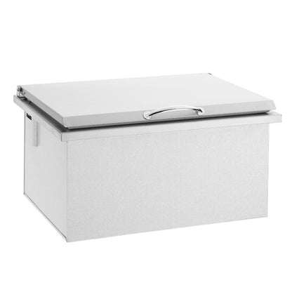 American Made Grills IC-28 28x26 Inch 2.7c Drop-in Cooler - Side Closed View