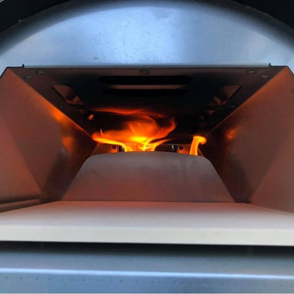 WPPO Le Peppe Portable Eco Wood-Fired Oven w/ Deluxe Peel - Black - WKE-01-BLK - Black - Inside - Detail