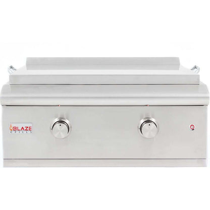 Blaze BLZ-GRIDDLE-LTE Premium LTE 30-Inch Built-In Griddle With Stainless Steel Lid - White Background