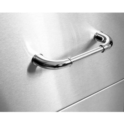 Bull Double Access Drawer - Handle Detail