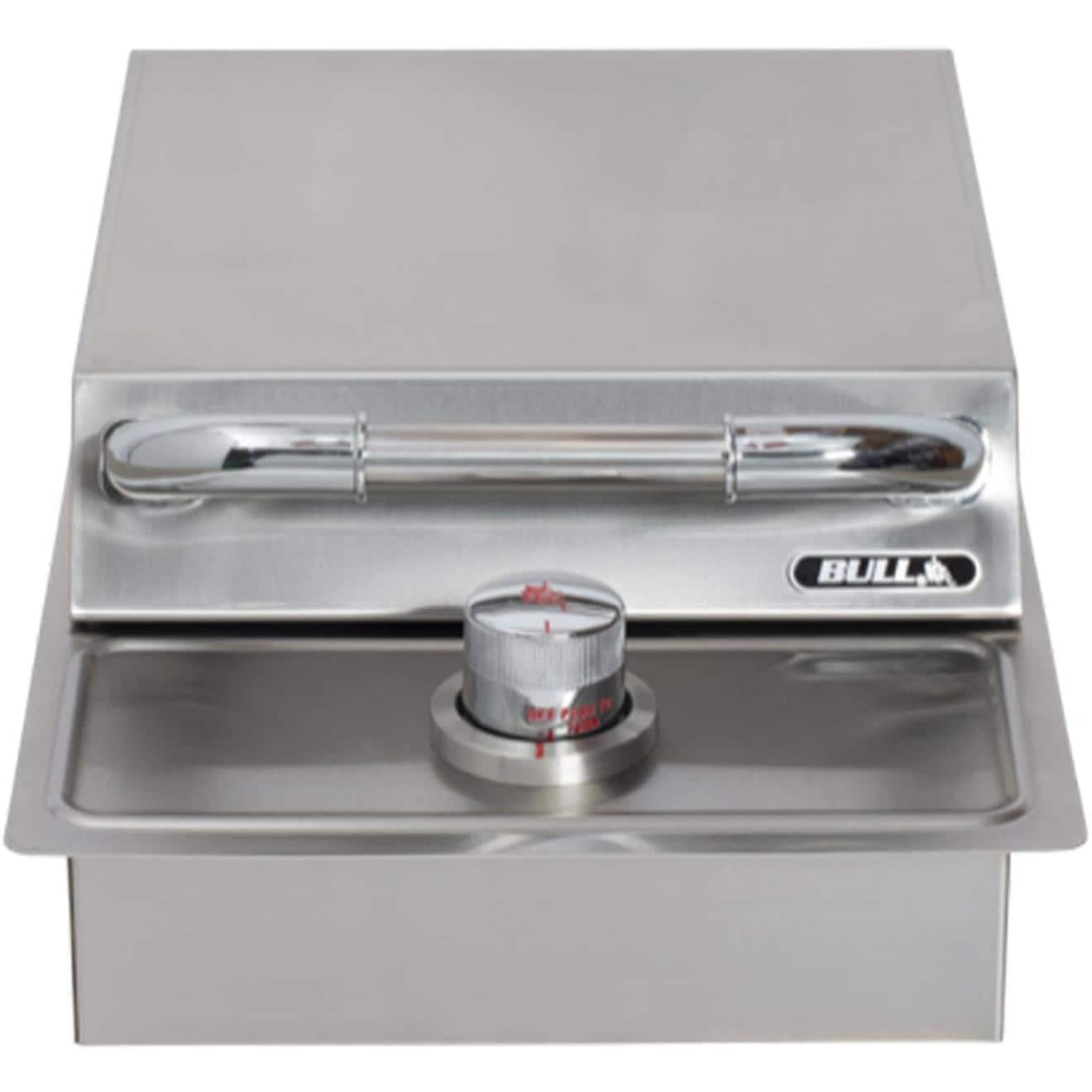 Bull 6000 Drop-In Stainless Steel Single Side Burner - Front View