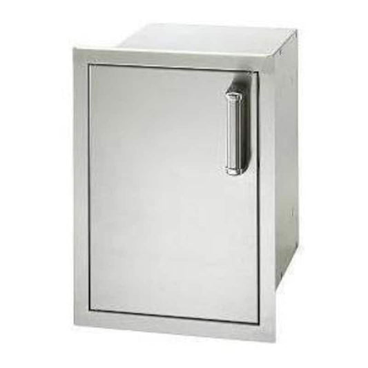 Fire Magic Premium Flush 14 Inch Left-Hinged Enclosed Cabinet Storage With Drawers