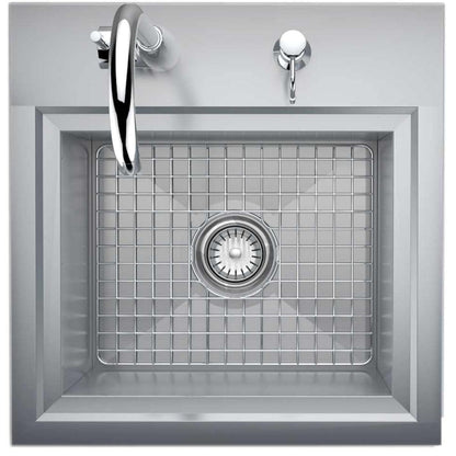 Sunstone Premium 21 X 20 Drop In Sink With Hot/Cold Faucet - Overhead View