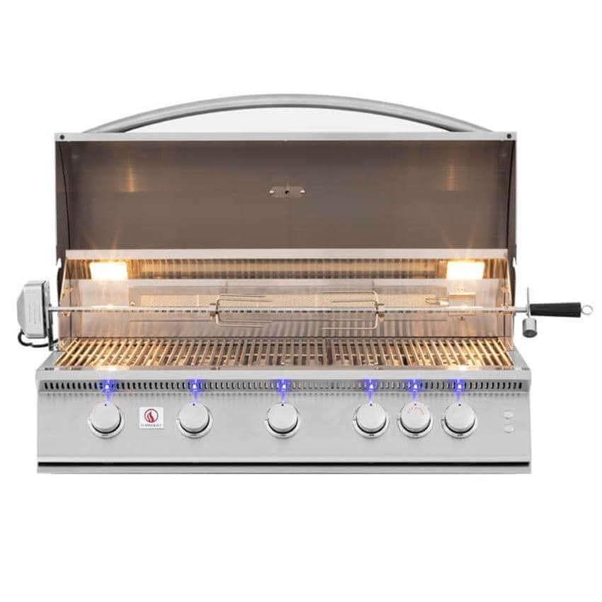 Summerset SIZPRO40- 40 Inch Grill - Open