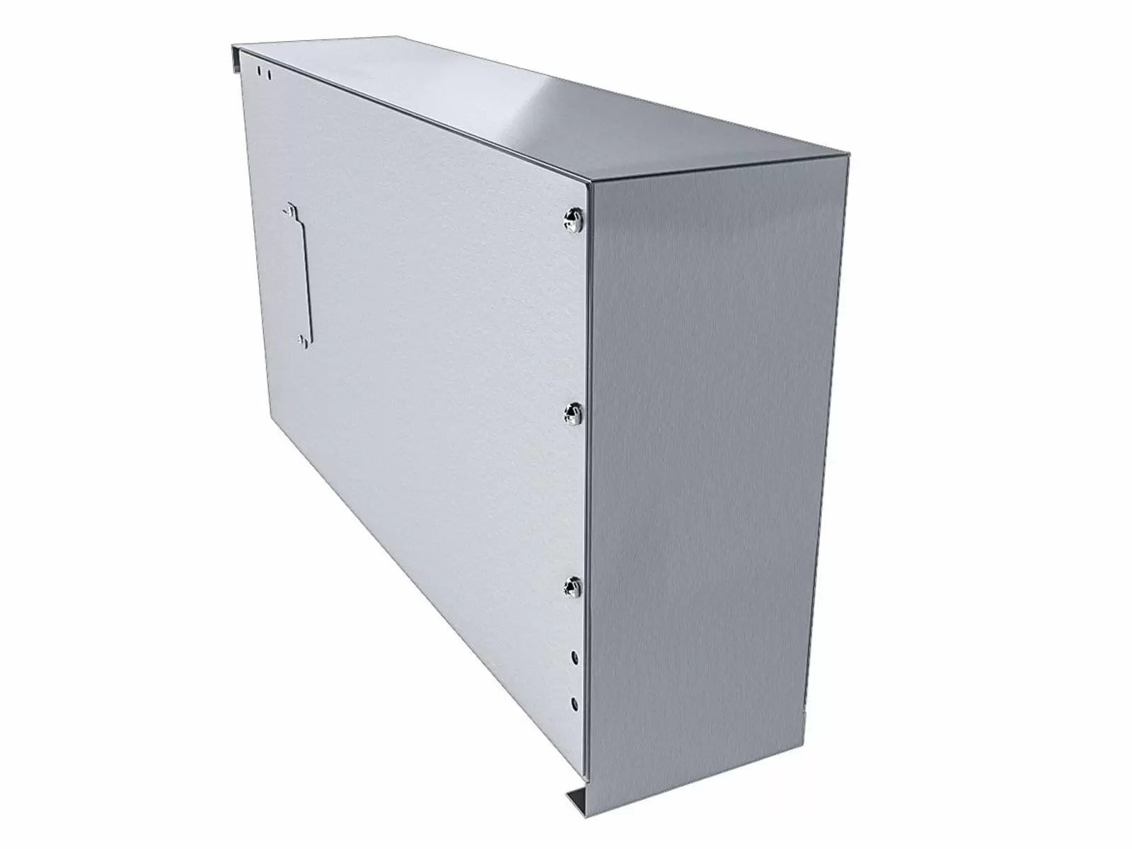 Sunstone 6-Inch Stainless Steel Universal Appliance Jacket Divider Box Panel - SUNJKDIV6 - Angled View