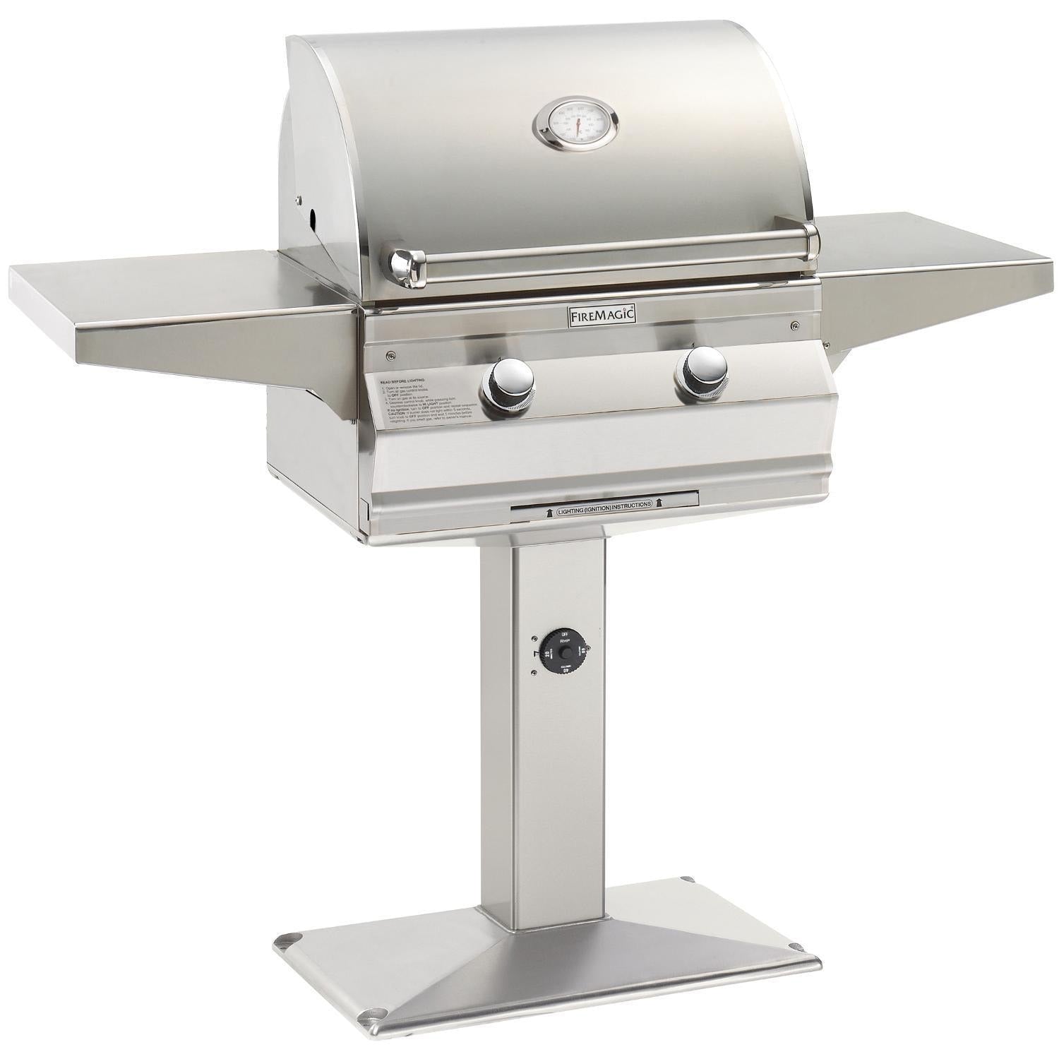 Fire Magic - CM430S-RT1N-P6 - Choice Multi-User 24-Inch Natural Gas Grill On Patio Post