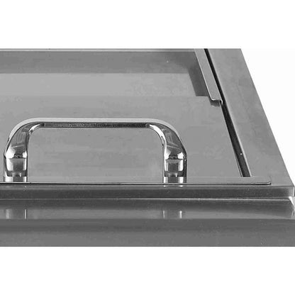 Bull Stainless Steel Slide-In Bar Center - Handle Detail