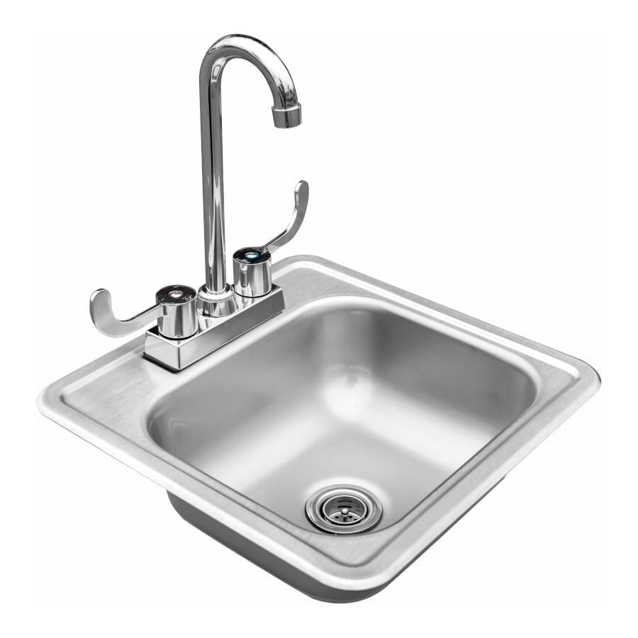 Summerset SSNK-15D 15x15 Inch Drop-in Sink - Basin View