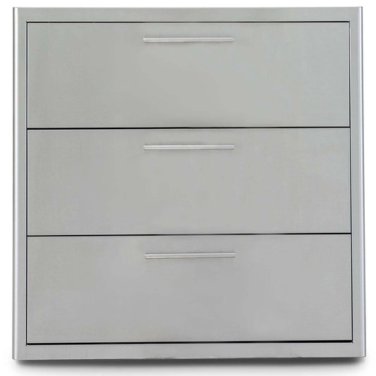 Blaze BLZ-30W-3DRW-LT 30-Inch Stainless Steel Triple Access Drawer