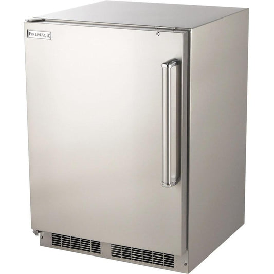 Fire Magic 24 Inch 6.5 Cu. Ft. Left Hinged Outdoor Built-In Refrigerator