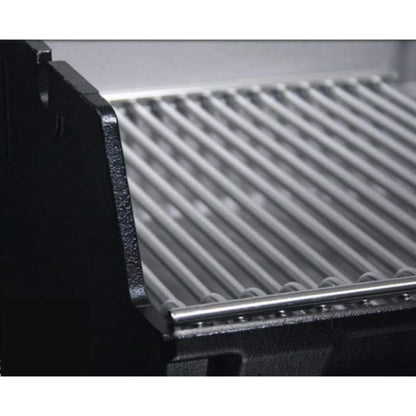 BroilMaster Premium Gas Grill Package - P3PK5 - Close-Up of Stainless Steel Cooking Grates on the Grill.