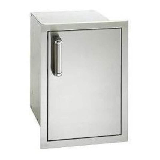 Fire Magic Premium Flush 14 Inch Right-Hinged Enclosed Cabinet Storage With Drawers