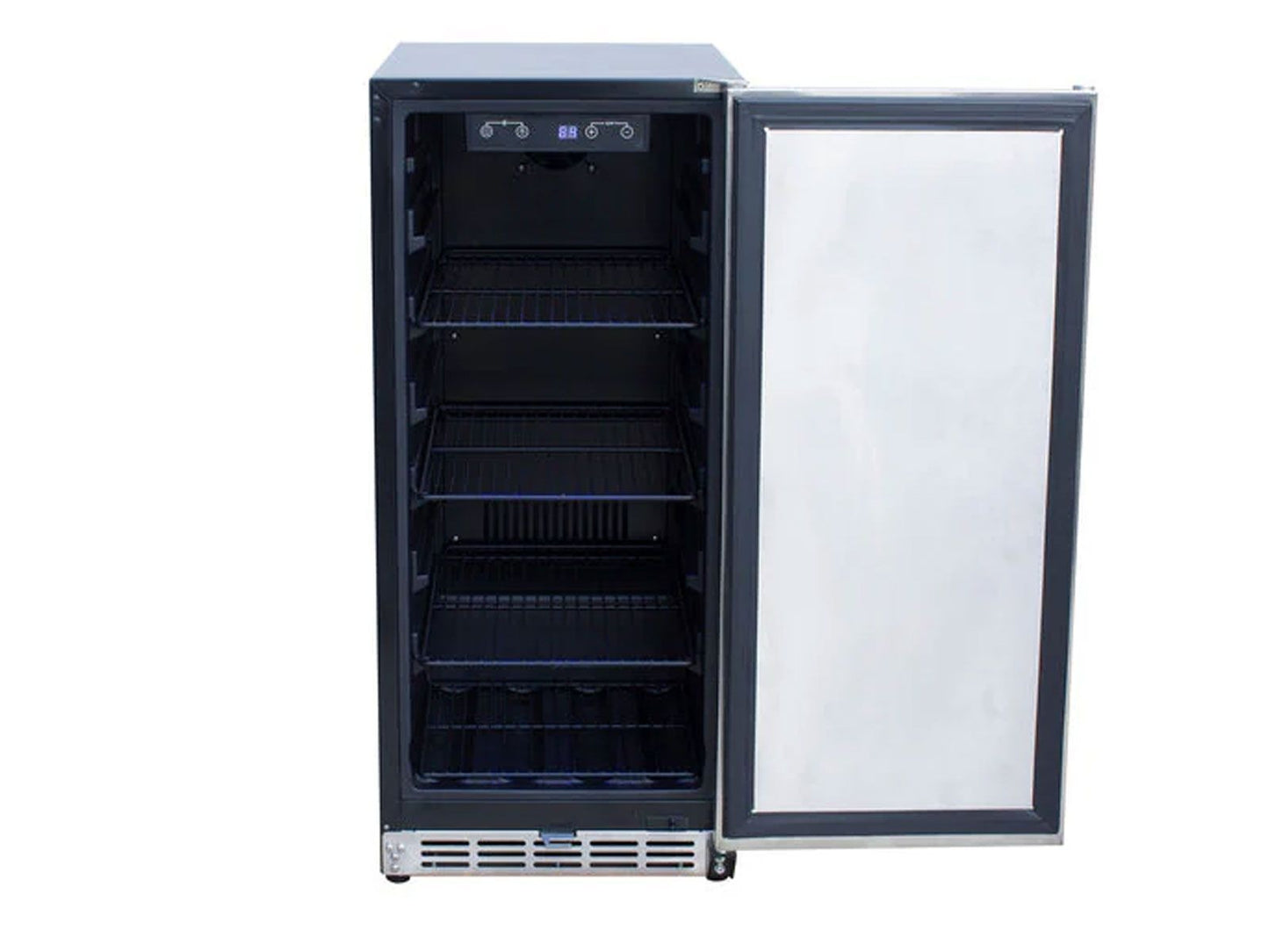 TrueFlame 15-Inch Outdoor Rated Fridge with Stainless Door - TF-RFR-15S