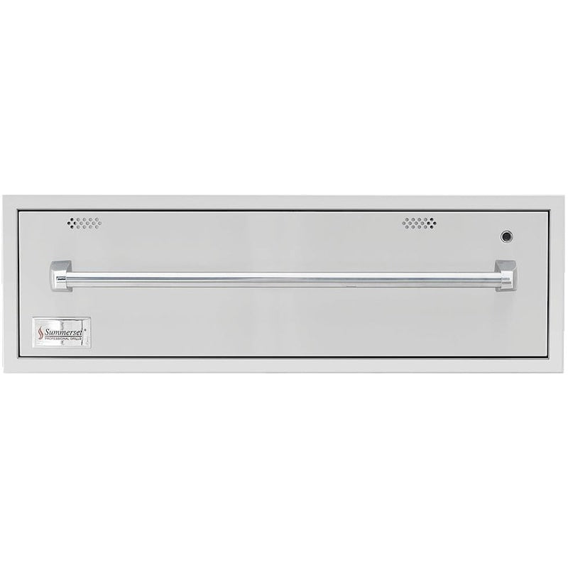 Summerset 36-Inch Built-In 120V Electric Outdoor Warming Drawer - SSWD-36