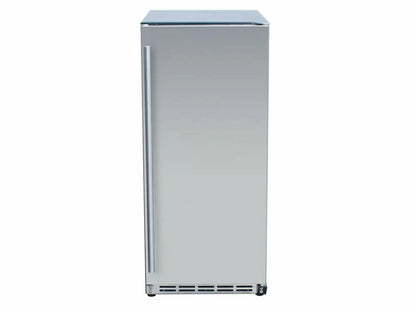 Summerset 15-Inch Outdoor Rated Fridge with Stainless Door - RFR-15S - Front View