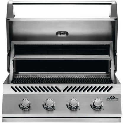 Napoleon BI32SS Built-in 500 Series 32-Inch Grill - Open