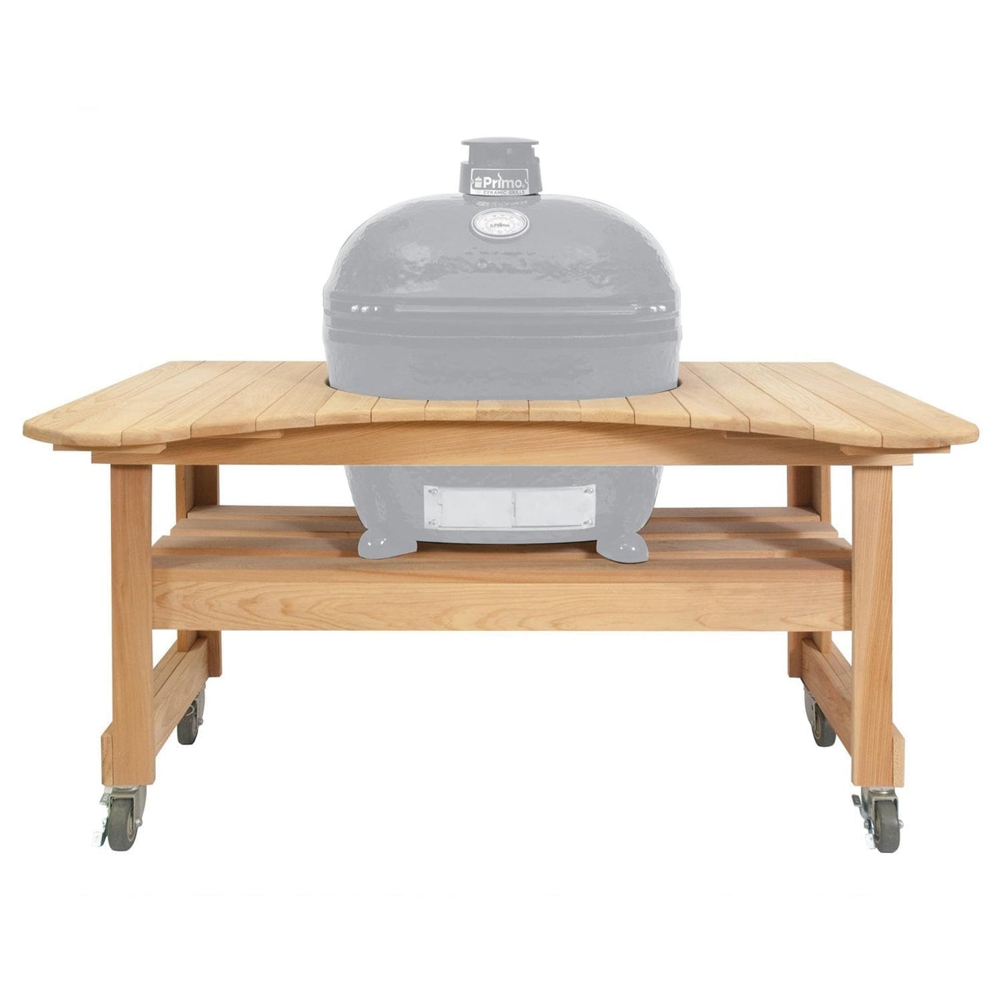 Primo PG00600 Curved Cypress Table For XL Oval Kamado